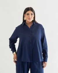 conjunto camisa e calca linho quebela