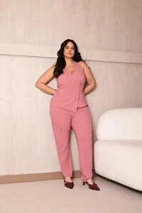 blusa alfaiataria crepe scuba diana upper