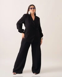 blazer nivea alfaiataria viscose com transpasse kayla