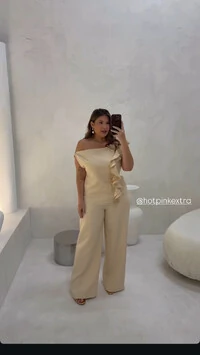 calca alfaiataria klitz hotpink