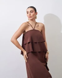 regata crepe babado lidia kayla