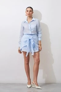 shorts saia ramie amarracao kayla