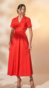 Vestido midi bless alfa quebela