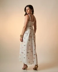 vestido algodao com bordado faity kayla