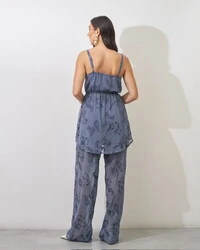 calca crepe com forro de shorts crepe trabalhado juli kayla