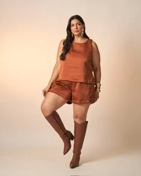 regata melissa tecido poliester acetinado kayla