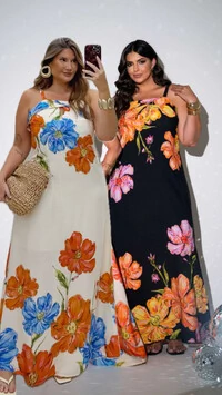 pre venda vestido longo felicia flowers milanjus