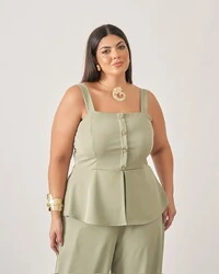 Blusa regata alfaiataria pepi kayla
