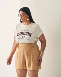 shorts alfaiataria quebela