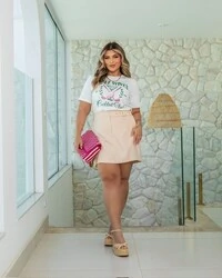 pre venda saia shorts embutido com cinto fivela alfaiataria sarjada mr fr