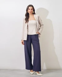 blazer risca de giz alfaiataria kayla