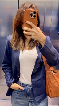 Blazer unique chic glow viscose linho provador