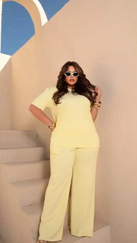 Conjunto ribana canelada aerolook