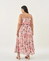 vestido floral florenza quebela