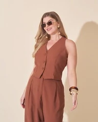 colete alfaiataria cropped kayla