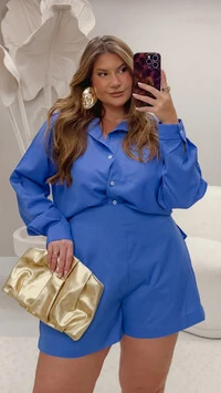 Conjunto monaco camisa e shorts boxer elascharmosa