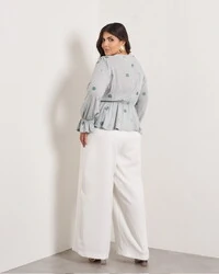Bata shell em viscose trabalhada kayla