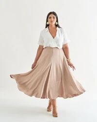 saia midi evase quebela