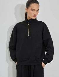 blusa polo moletom kayla