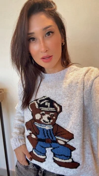 blusa tricot urso pintrest