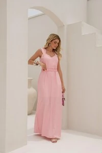 pre venda vestido longo marrant bela rosamili