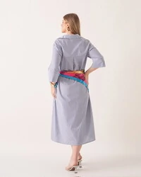Vestido chemise stripes norah kayla