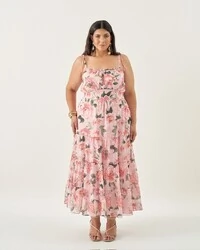 vestido floral florenza quebela