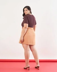 Saia em alfa gelado sara com shorts embutido kayla