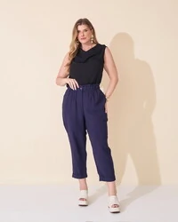 calca francini alfaiataria sarjada kayla