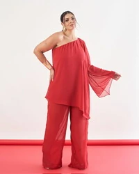 Calca sheron crepe kayla