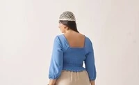 pre venda cropped anah decote quadrado e elastex costas viscose kayla