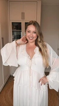 vestido chiffon lina kayla