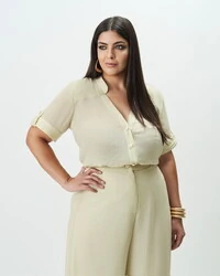 conjunto summer camisa+ calca reta quebela