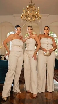 pre venda blusa jeans tomara que caia off divas