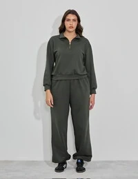 calca moletom jogger kayla