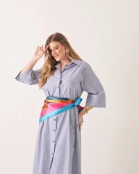 Vestido chemise stripes norah kayla