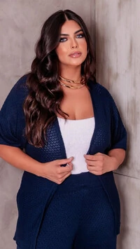 conjunto tricot solo kimono+ calca com forro embutido planet