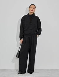 blusa polo moletom kayla