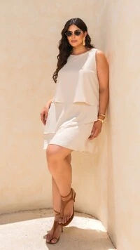 pre venda vestido macaquinho camadas divas