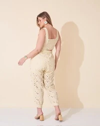 cropped bordado algodao lasie kayla
