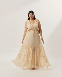 conjunto em crepe ggt com lurex chuvisco quebela
