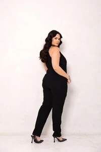 calca alfaiataria cenoura crepe scuba upper