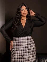 pre venda saia xadrez divas