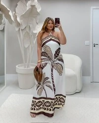 Pre venda vestido frente unica tropicalia duas