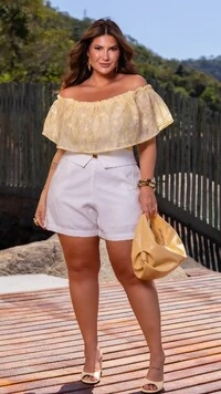 pre venda blusa cigana bordado cordone yellow mr fr