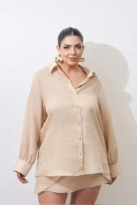 camisa ramie 100% kayla