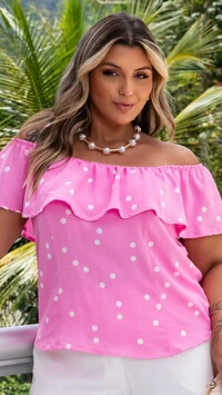 pre venda blusa cigana poa crepe duna mr fr