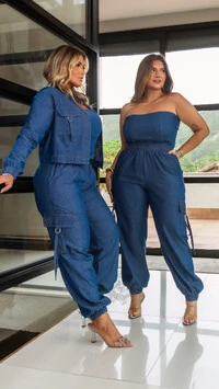 Pre venda cropped jeans light denim mr fr