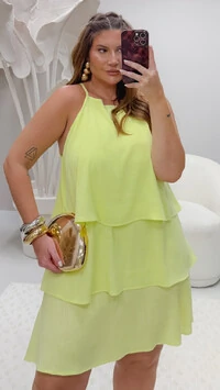 pre venda vestido 3 marias lime marianina
