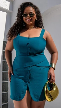 Pre venda cropped viscose sarjada com botoes rosami